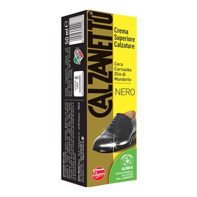 CALZANETTO CREMA SUPERIORE NERO ML.50