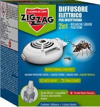 ZIG ZAG DIFFUSORE INSETTICIDA+ RICARICA ML.30