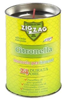 ZIG ZAG CANDELA CITRONELLA GR.100 PER INTERNI