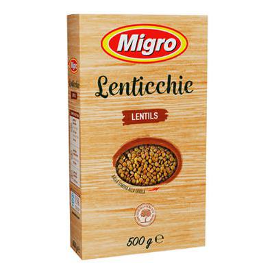 MIGRO LENTICCHIE ASTUCCIO GR.500