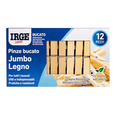 IRGE MOLLETTE LEGNO JUMBO X 12PEZZI