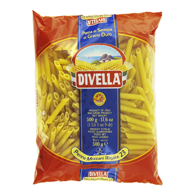 DIVELLA GR.500 PENNE MEZZANI RIGATI N23