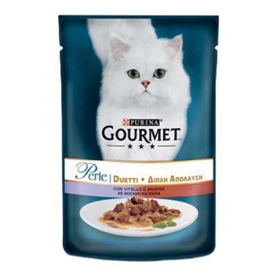 GOURMET PERLE VITELLO/ANATRA GR.85