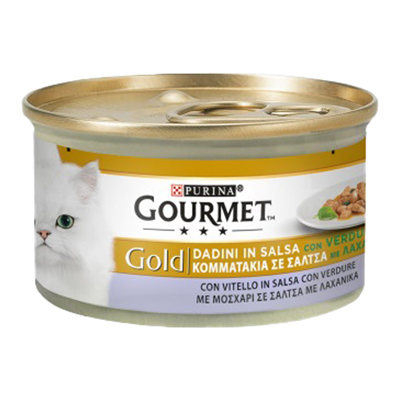 GOURMET GOLD DADINI VITELLO/VERDURE GR.85