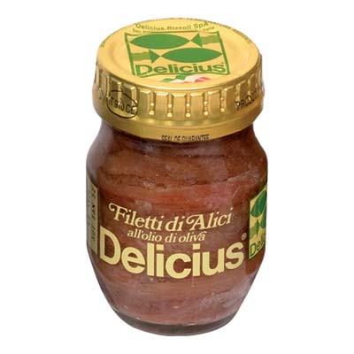 DELICIUS FILETTI ALICI TESI GR.90 OLIO OLIVA