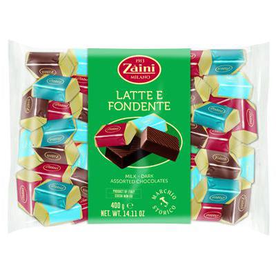 ZAINI CIOCCOLATINI LATTE E FONDENTE GR.400