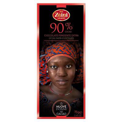 ZAINI TAVOLETTA FONDENTE 90% GR.75