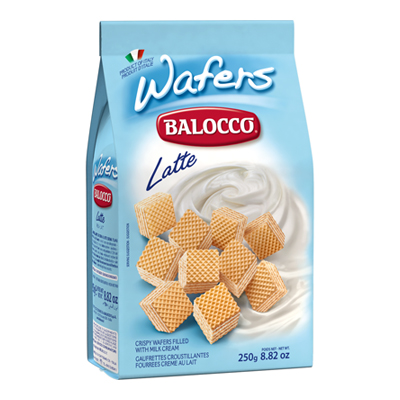 BALOCCO WAFERS GR.250 LATTE