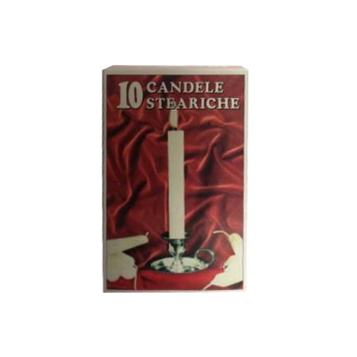 Candele Steariche PRO NATURE - Bianche, 2,2x20 Cm, Confezione Da 10 | Senza Paraffina E Olio Di Palma, Durata 6 Ore - Foto 13