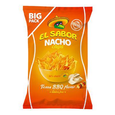 EL SABOR NACHOS GUSTO BBQ GR.180