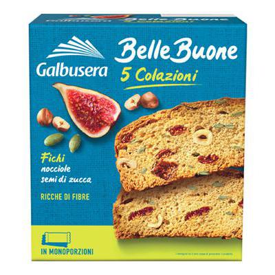 GALBUSERA GR.200 FETTE BISCOTTATE FICHI NOCCIOLE  BELLEBUONE