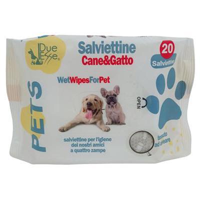 SALVIETTE DETERGENTI CANE/GATTO X20 PEZZI