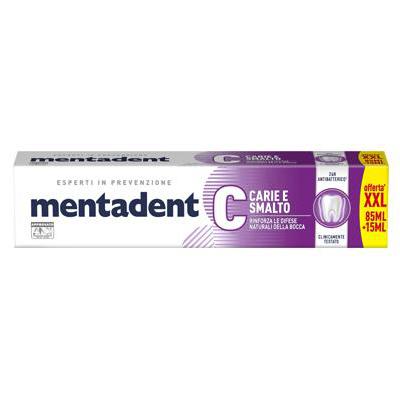 MENTADENT DENTIFRICIO CARIE &SMALTO XXL ML.85+15