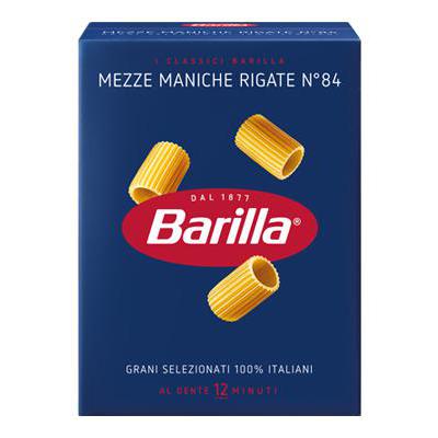 BARILLA GR.500 MEZZE MANICHE RIGATE N84