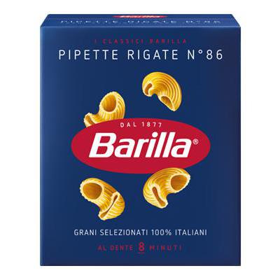 BARILLA GR.500 PIPETTE RIGATEN°86