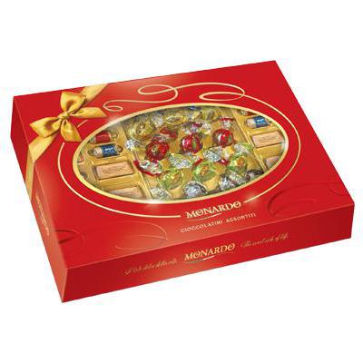MONARDO SCAT.REGALO CIOCCOLATINI ASSORTITI GR.200