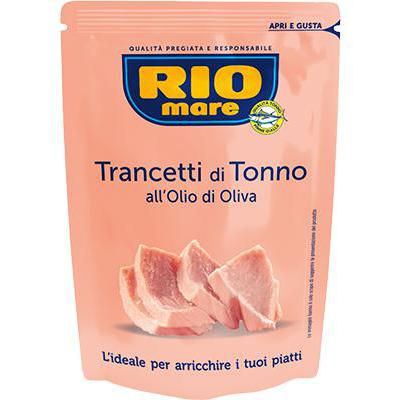 RIO MARE TONNO A PEZZI IN BUSTA ALL'OLIO D'OLIVA  GR.65