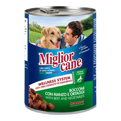 MIGLIOR CANE BOCCONCINI GR405MANZO/ORTAGGI