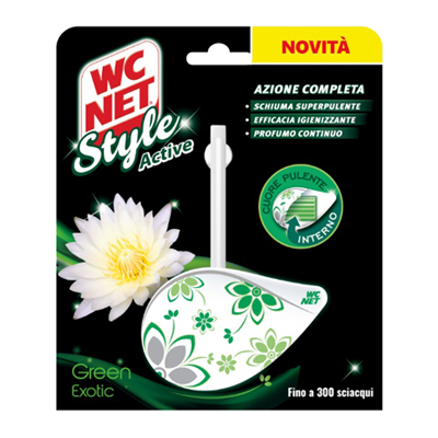 WC NET TAVOLETTA STYLE FIORI VERDI