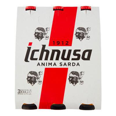 BIRRA ICHNUSA 4,7 CL.33X3