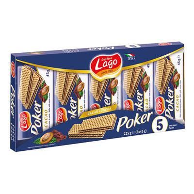 LAGO POKER CACAO GR.45 X 5PZ