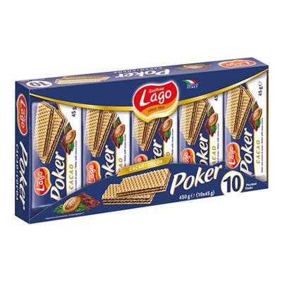 LAGO WAFER POKER CACAO GR.45 X10