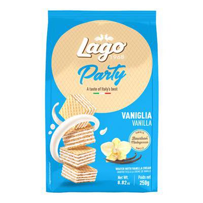 LAGO WAFER PARTY VANIGLIA GR.250 QUADRETTI