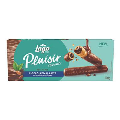 LAGO ROLL CACAO RICOPERTO CIOC.LATTE GR.100