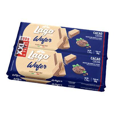 LAGO WAFER CACAO GR.50X4 MULTIPACK