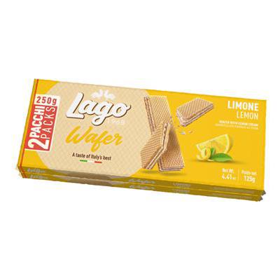 LAGO WAFER CREMA LIMONE GR.125X 2