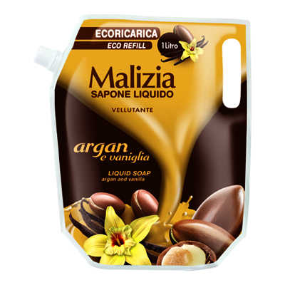 MALIZIA ECORICARICA SAPONE LIQUIDO ARGAN LT.1