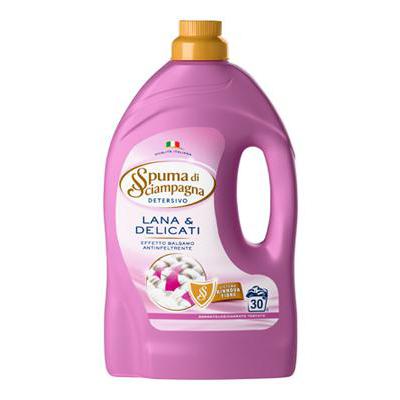 SPUMA SCIAMPAGNA DETERSIVO LANA&DELICATI LT.1,35  EFFETTO BA