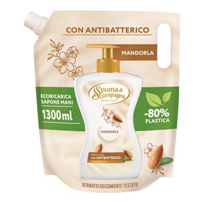 SPUMA SCIAMPAGNA ECORICARICA SAPONE MANI MANDORLA LT.1,3