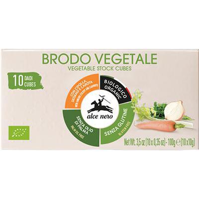 ALCENERO DADO VEGETALE SENZA OLIO DI PALMA BIO GR.100