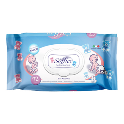 SOFFICE SALVIETTE BABY TALCO72 PZ               POP UP