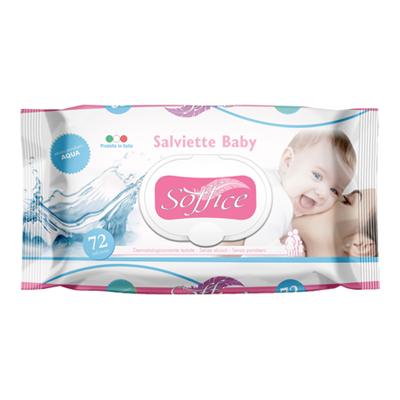 SOFFICE SALVIETTE BABY ACQUA 72 PEZZI POP UP