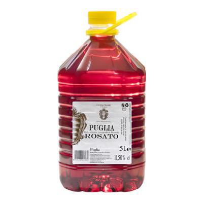 BARLETTA PET ROSATO LT.5 GR.13