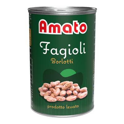 AMATO FAGIOLI BORLOTTI GR.400LATTINA A