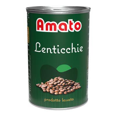 AMATO LENTICCHIE LESSATE LATTINA A STRAPPO GR400  LATTINA A