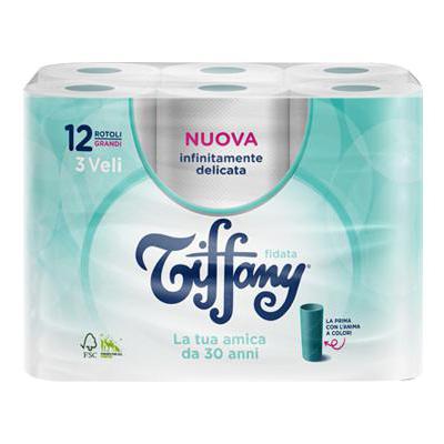 TIFFANY CARTA IGIENICA 3V 12 ROTOLI FIDATA ANIMA COLORATA