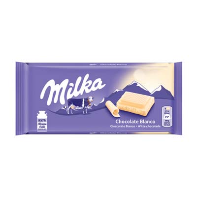 MILKA TAVOLETTA CIOCCOLATO BIANCO GR.90