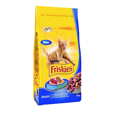 FRISKIES VITALITY PIU'SALMONE/TONNO/VERDURE KG.2