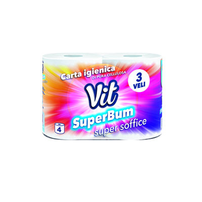 VIT CARTA IGIENICA X4 ROTOLI SUPERBUM 3VELI