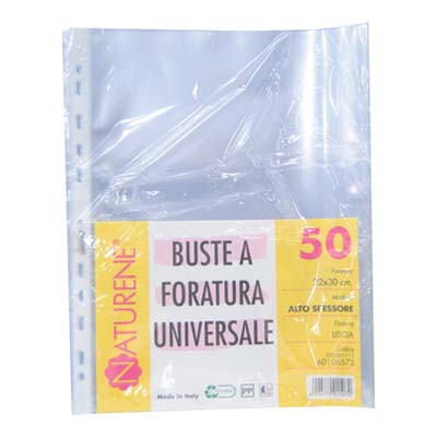 FAVORIT BUSTE FORATURA UNIVERSALE X50 SUPERIOR    LISCIA 22X