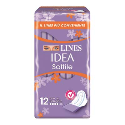 LINES IDEA SOTTILE RIPIEGATO ALI X 12