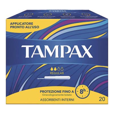 TAMPAX BLUEBOX REGULAR X20