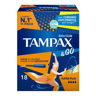 TAMPAX & GO SUPER PLUS X18