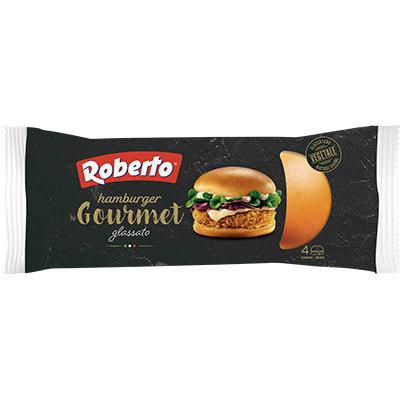 ROBERTO HAMBURGER GOURMET GR.300 GLASSATO X4