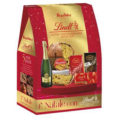 REGALIDEA E'NATALE LINDT PANETTONE X5