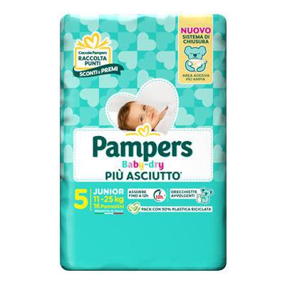 PAMPERS BABY DRY JUNIOR X 17